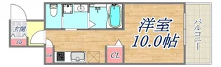S-FORT神戸神楽町【9階】の間取り