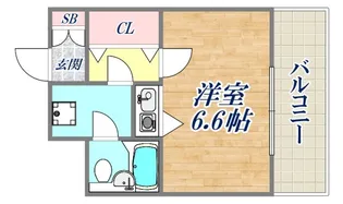 朝日プラザツインテージ神戸EAST【3階】の間取り
