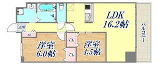 CreerRiviere3【6階】の間取り