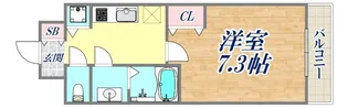 プレサンス三宮フラワーロード【3階】の間取り