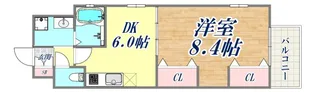 カイセイ神戸海岸通第2【2階】の間取り