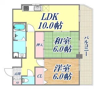 エクレール藤【3階】の間取り
