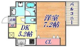 エステムプラザ神戸三宮ルクシア【15階】の間取り