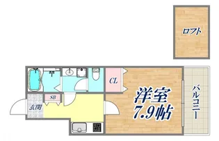 THECITY板宿【2階】の間取り
