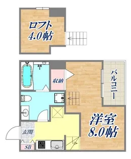 Luna Piena【2階】の間取り