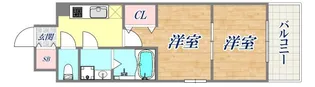 ユニバーサルビル・アネックス【13階】の間取り