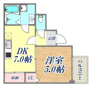 タミーコート【3階】の間取り