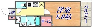 レユシール塚本【8階】の間取り