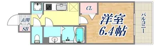 プレサンスみなと元町駅前【4階】の間取り