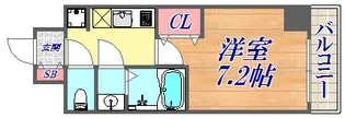 レジデンス神戸大倉山グルーブ【7階】の間取り