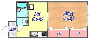 ヤマウラ77ビル【7階】の間取り