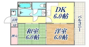 とれぞーる神戸の森【1階】の間取り