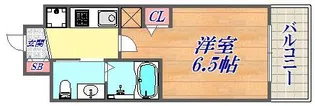 エステムコート神戸ハーバーランド前5アクア【8階】の間取り
