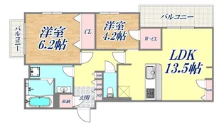 Sourire Okamoto 【2階】の間取り
