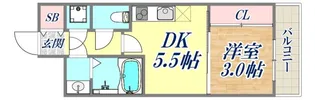 セレニテ神戸ミラク【12階】の間取り