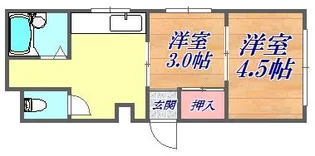 サンビルダー湊川【3階】の間取り