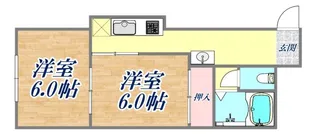 サンビルダー湊川【4階】の間取り