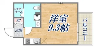サンビルダープラス パークサイド六甲【5階】の間取り