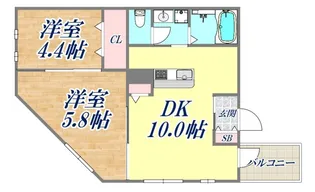 ビアンカ元町【4階】の間取り