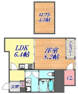 サンビルダーパールビル【2階】の間取り