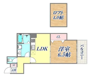 サンビルダーパールビル【6階】の間取り