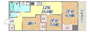 テクノ新神戸【2階】の間取り