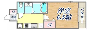 エステムコート神戸ステーションウィズ【7階】の間取り