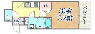 アドバンス三宮ステージア【3階】の間取り