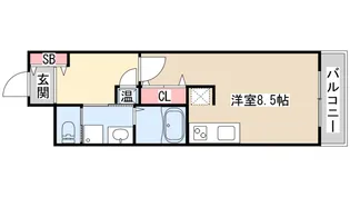will Do浜崎通【10階】の間取り