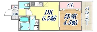 エステムコート三宮駅前2アデシオン【4階】の間取り
