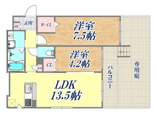 セントグラン岡本【2階】の間取り