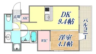 エステムコート新神戸2駅前山手【15階】の間取り