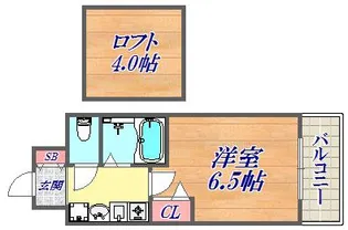 エステムコート神戸県庁前3フィエルテ【13階】の間取り