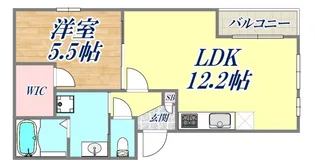 シエーナ魚崎【1階】の間取り