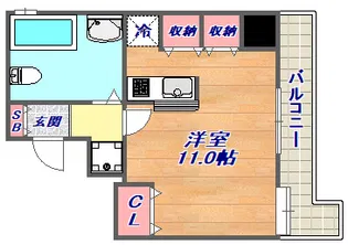 オリエントコート【3階】の間取り