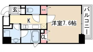 レジディア神戸元町【12階】の間取り