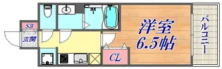 プレサンス神戸キュリオ【11階】の間取り