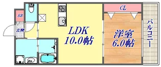 ヴィラ・ブリリオ神戸北野【3階】の間取り