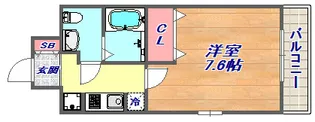 アーバンフラッツ王子公園【5階】の間取り