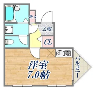 アンフィニジョア六甲【2階】の間取り
