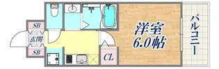 エステムコート神戸大倉山公園【8階】の間取り