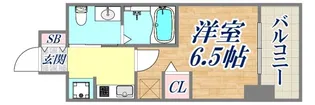 エステムコート三宮イースト3ラヴィッサ【5階】の間取り