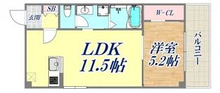 Apartment Olivier【3階】の間取り