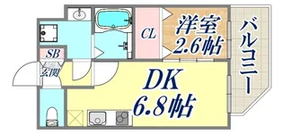 セレニテ兵庫エクラ【5階】の間取り