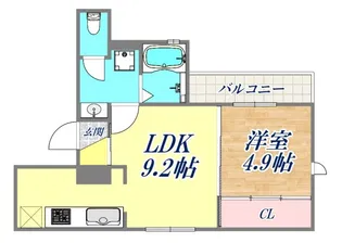 ディアコート須磨【3階】の間取り