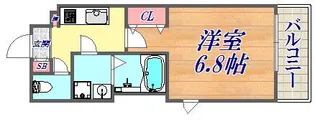 レジュールアッシュ神戸元町【10階】の間取り