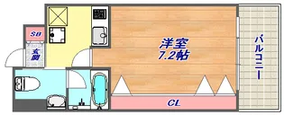 W.O.B.ROKKOHMICHI【5階】の間取り