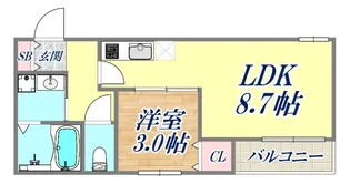 シエーナ魚崎【2階】の間取り