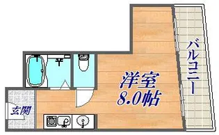 ノベラ海岸通【3階】の間取り