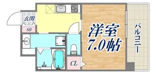 グランメール灘【5階】の間取り